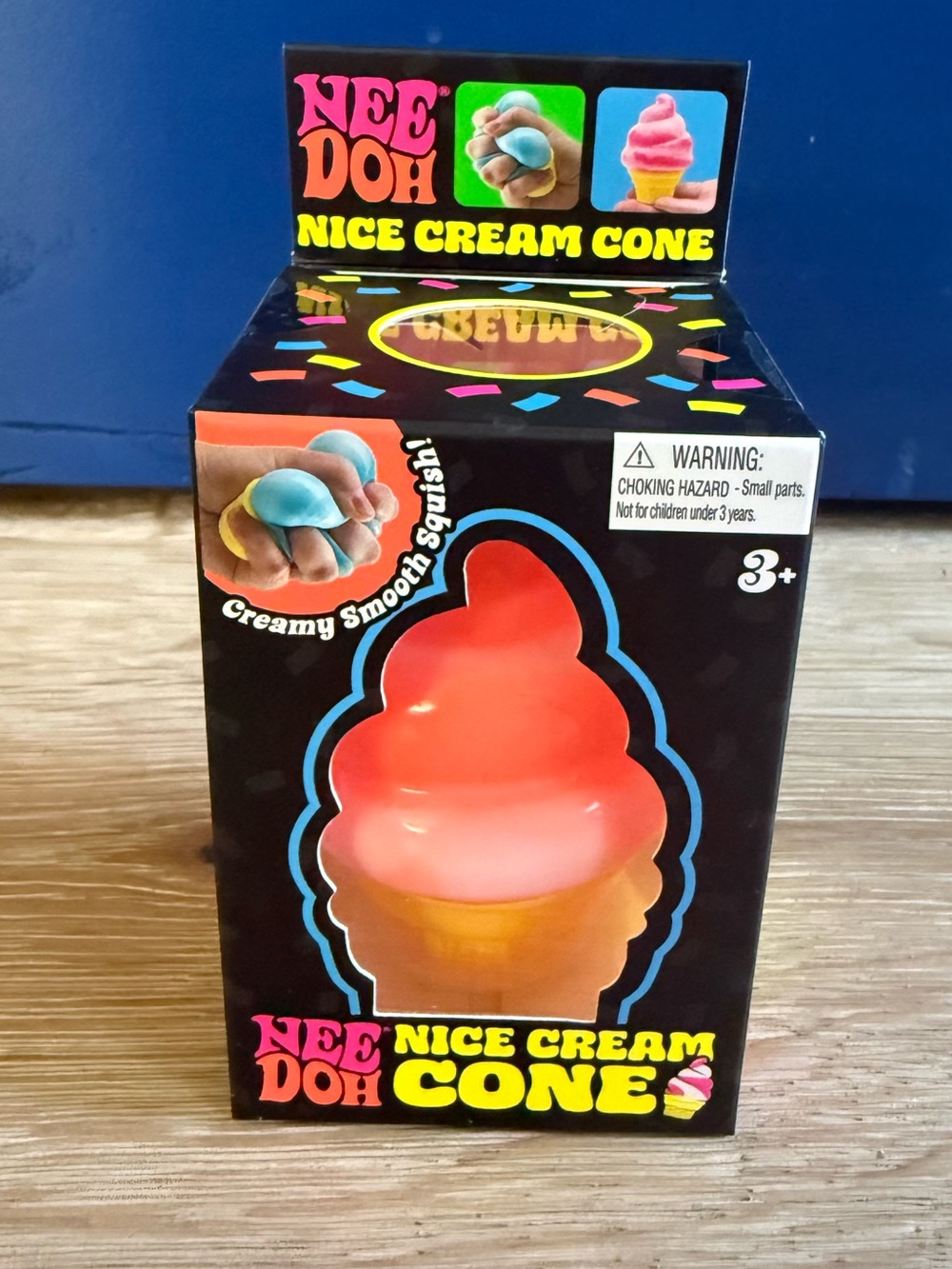 NeeDoh Nice Cream Cone, Orange 🧡